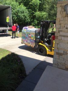 gathering donations for hurricane harvey